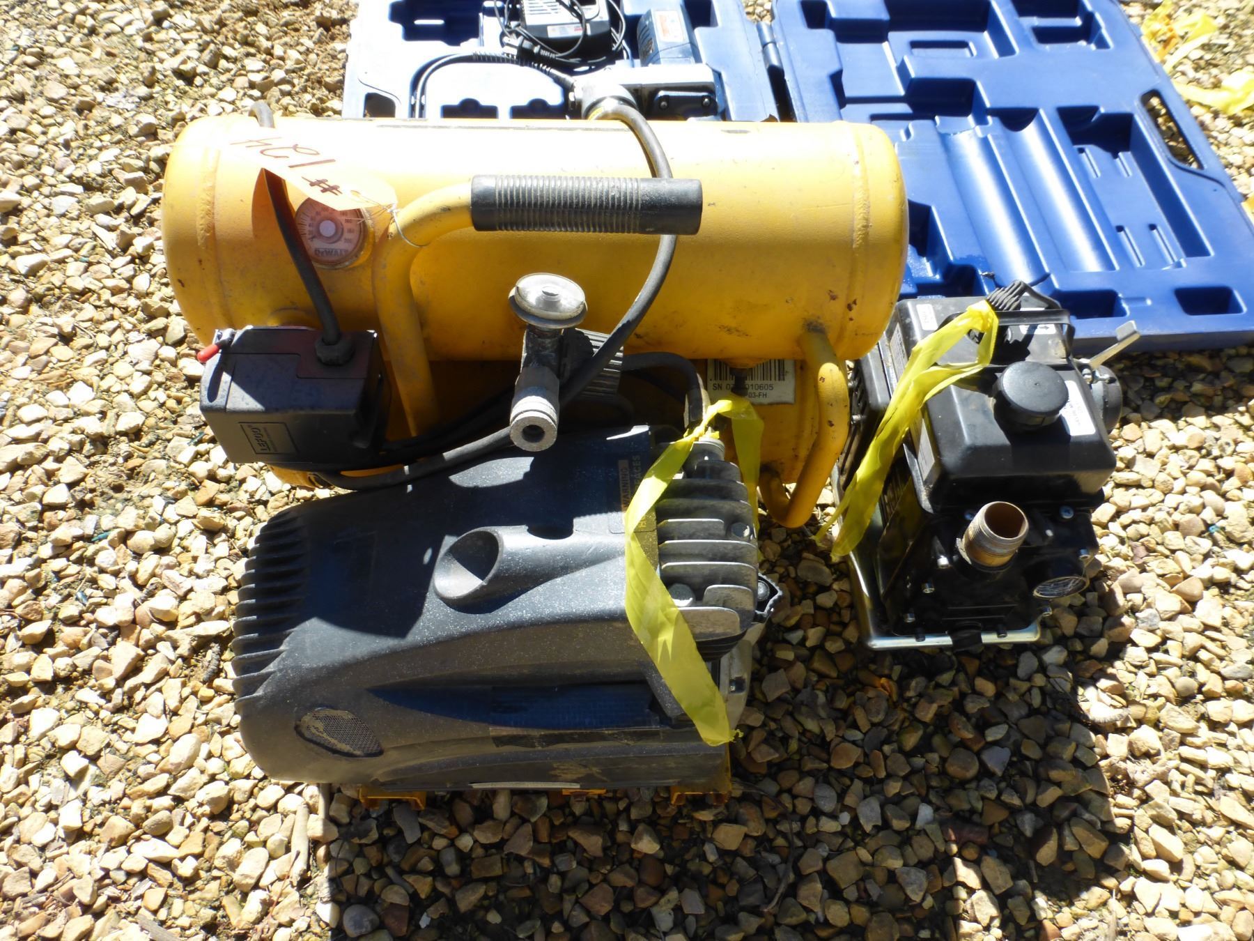 Water Pump (Needs Carb Work) DeWalt compressor (runs but wont compress