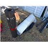 Image 1 : Roofing tar paper, roll of insulation wrap, landscape fabric and carpet runner