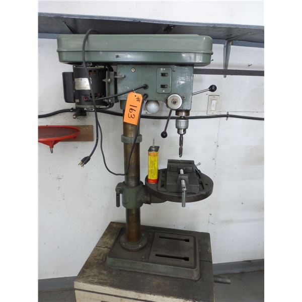 Drill press, 16 sp. c/w vice
