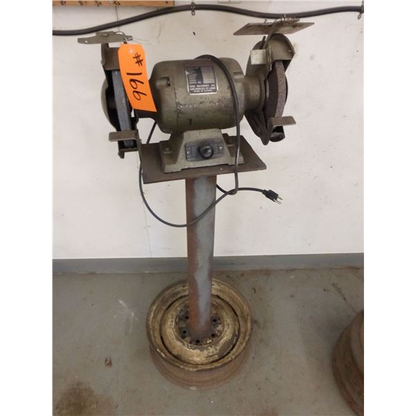 8" bench grinder on stand