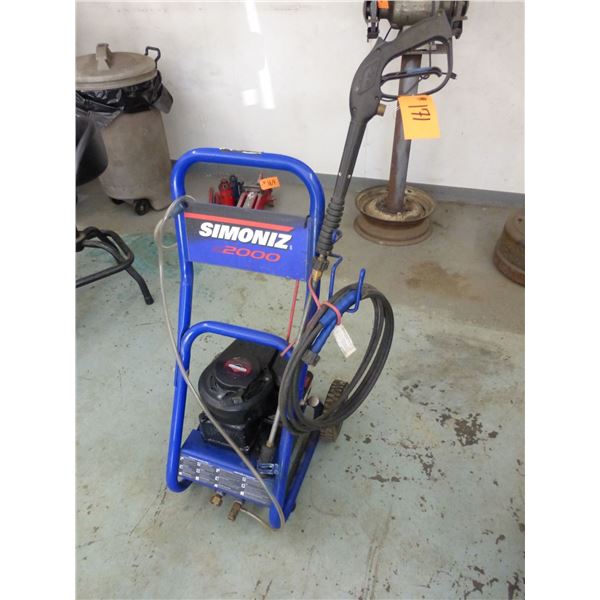 Simoniz 2000 gas powered pressure washer