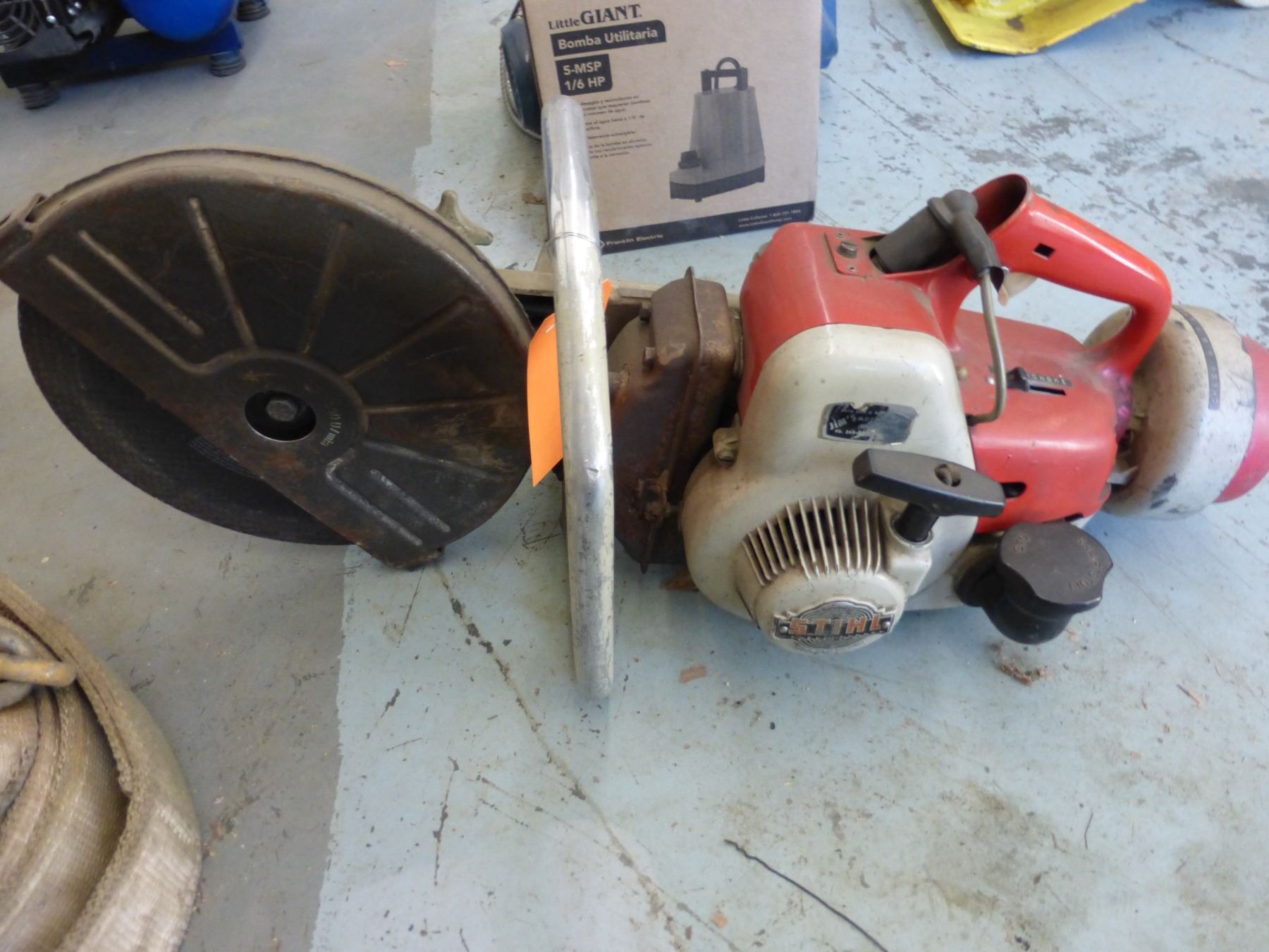 Stihl gas powered chop saw