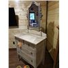 Image 2 : Vanity, 32"x17"x36"T (Mirror 30")