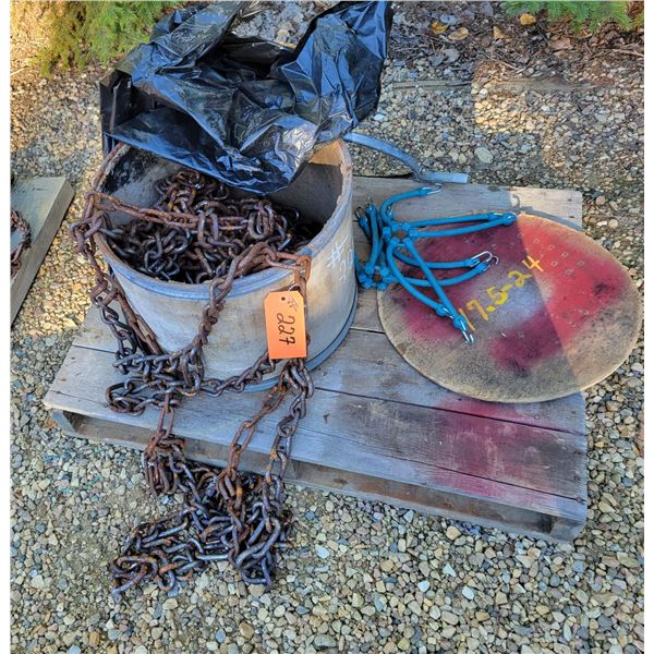 Tractor Tire chains to fit ford tractor (17.5x24)