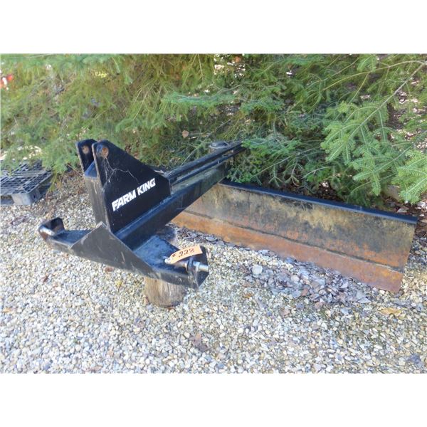 Farm King 8', 3 pt. hitch angle blade