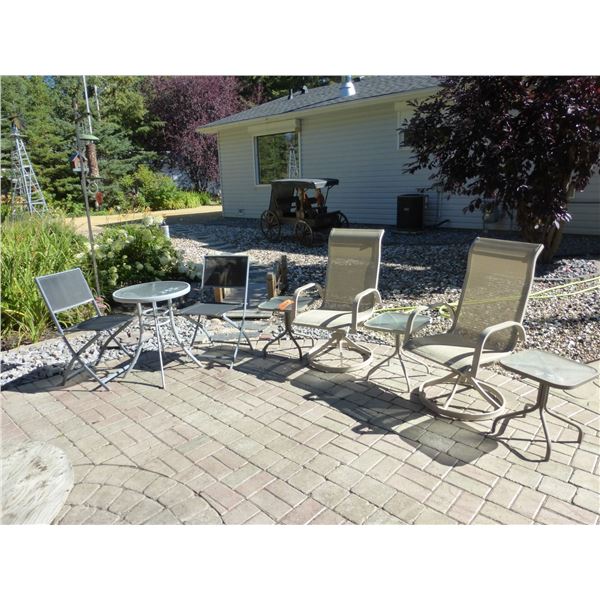 2- small patio sets
