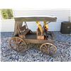 Image 2 : Ornamental wooden wagon