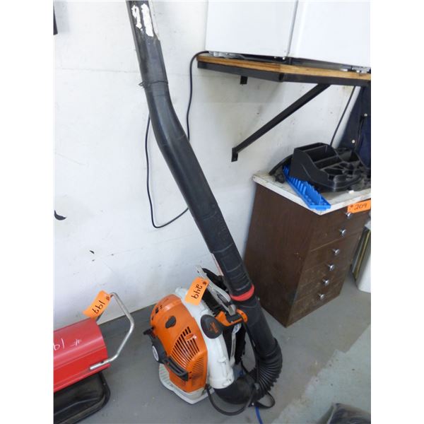 Stihl 600, gas powered backpack blower