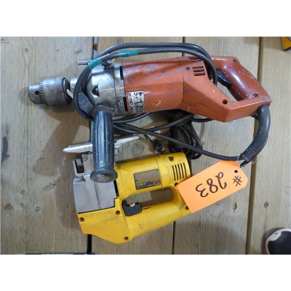 Tein 1/2" drill and DeWalt jigsaw