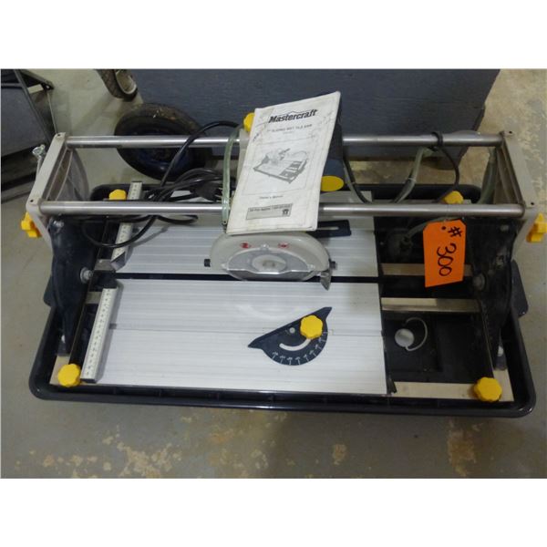 Mastercraft 7" wet tile saw