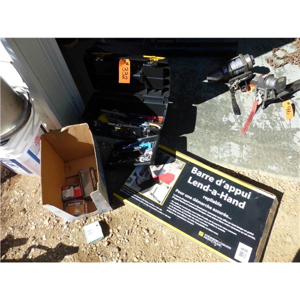 Brad staples & nails, comb. Wrenches, pliers and Assist. Rail