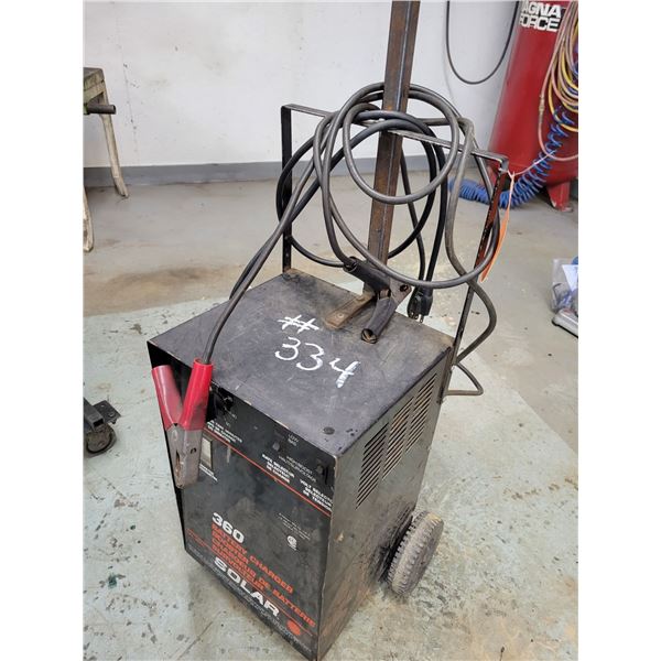 Solar booster charger