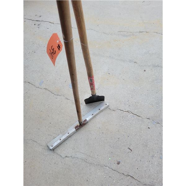 Squeegee, ice chipper and sandpaper