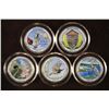 Image 1 : 5 COLORIZED N.P.  QUARTERS BRILLIANT UNC IN HARD