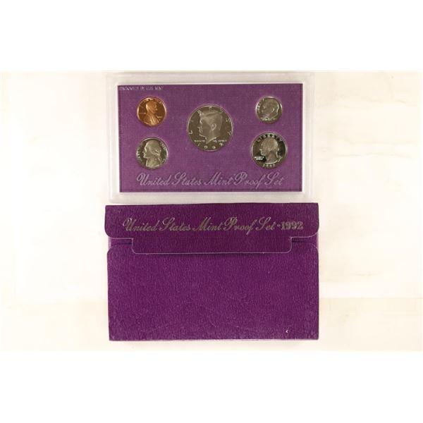 1992 US PROOF SET (WITH BOX)