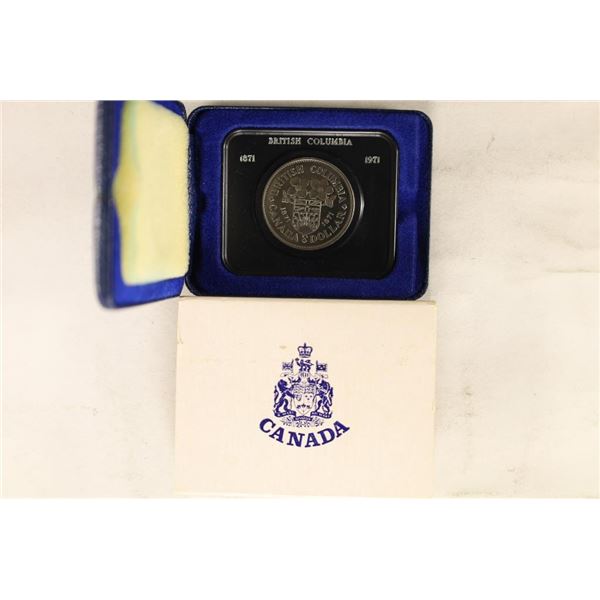 1971 CANADA UNC DOLLAR IN BLUE FLIP CASE