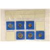 Image 2 : SINGAPORE 6 UNC COINS.  1967- 1, 5 & 10 CENTS,