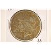 Image 1 : 1922 PEACE SILVER DOLLAR "PAINTED GOLD"