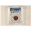 Image 1 : 1965 LINCOLN CENT PCGS SP66RD SMS GOLD SHIELD