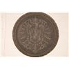 Image 2 : 1875-A GERMAN SILVER 1 MARK COIN .1606 OZ. ASW