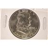 Image 1 : 1955 FRANKLIN HALF DOLLAR. BRILLIANT UNC. SEMI-KEY