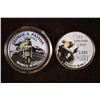Image 1 : 2  COLORIZED KENNEDY HALF DOLLARS BOTH