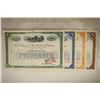 Image 1 : 4 ASSORTED VINTAGE RAILROAD STOCK CERTIFICATES