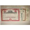 Image 1 : 4 VINTAGE STOCK CERTIFICATES: 1967 ROCKWELL-
