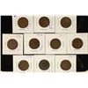 Image 1 : 10 INDIAN HEAD CENTS 1899-1908. ONE OF EACH DATE.