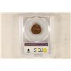 Image 2 : 1972 LINCOLN CENT PCGS MS66RD GOLD SHIELD LABEL