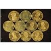 Image 1 : 10-1" METAL PRESIDENTIAL TOKENS.  INCLUDES: JOHN