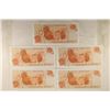 Image 2 : 5-CENTRAL BANK OF ARGENTINA 1 PESO CRISP UNC BILLS