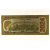 Image 2 : 2024-A DONALD TRUMP GOLD FOIL $100 BILL. TRUMP