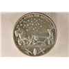 Image 1 : 1961 KANSAS SILVER STATEHOOD HERALDIC ART MEDAL