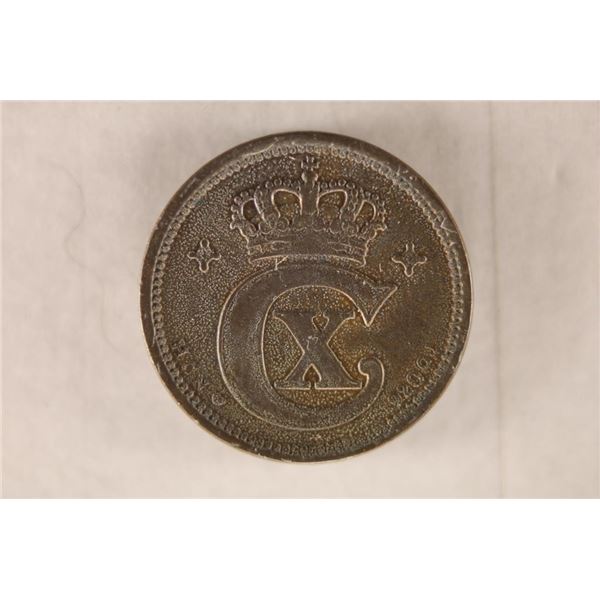 1920-H DENMARK 1 ORE COIN KEY DATE ($50 IN EF)