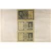 Image 2 : 3-1939 ITALY SHORT SNORTER 10 LIRE BILLS WITH