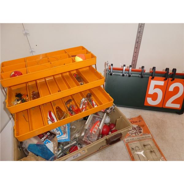 tackle box & contents
