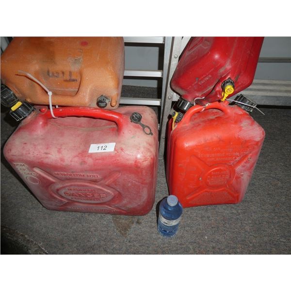 gasoline cans