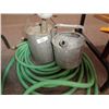 Image 1 : galvanized watering cans & garden hose