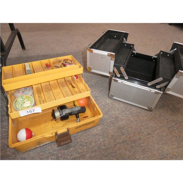 tackle box w/ contents & storage case