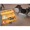 Image 1 : tackle box w/ contents & storage case