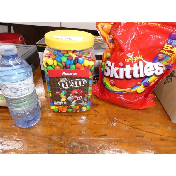 1-Bag Skittles 3lbs / 1-Pantry Size M&M 3lbs