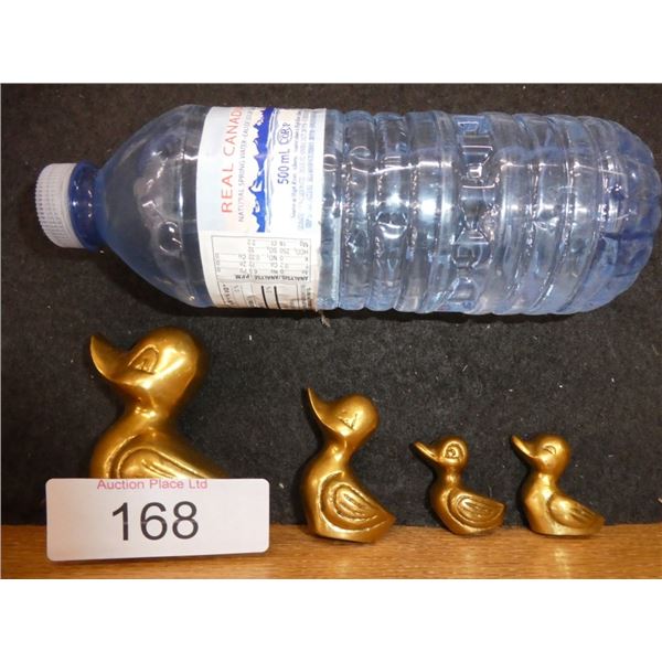 decorative duck set Brass