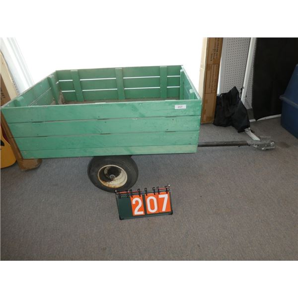 Tilt Trailer for behind lawn tractor or atv