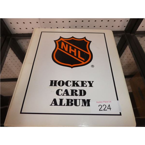 NHL hockey card album with Hockey Cards