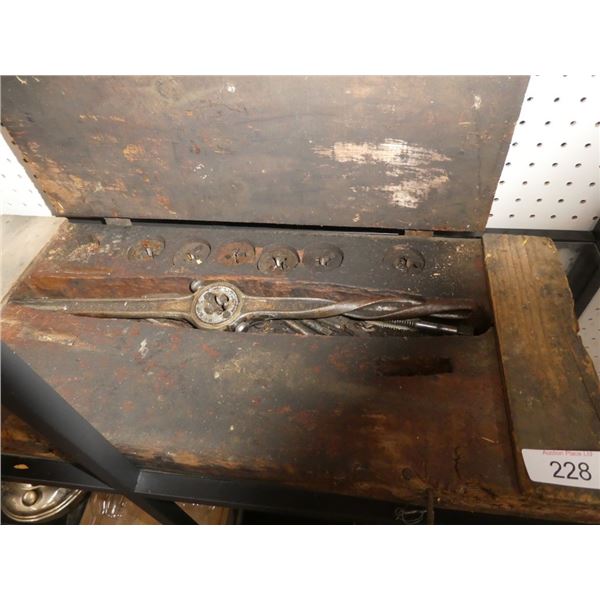 Antique tap & die set