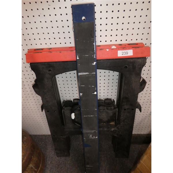 plastic saw horse
