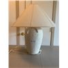 Image 2 : Vintage White Plaster Table Lamp