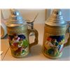 Image 9 : 7 x Ceramic Beer Steins - Includes 2 x Gerz Steins and 1 x Hoffritz Stein