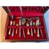 Image 3 : Silverplate Cutlery w/ Case - Rodgers "Remembrance", Oneida "Deanville" Pattern, & Haddon "Old Adam"